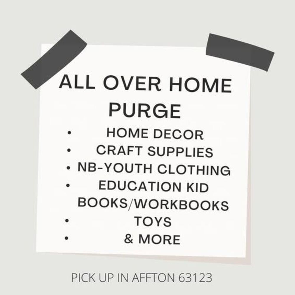 ALL OVER HOUSE PURGE